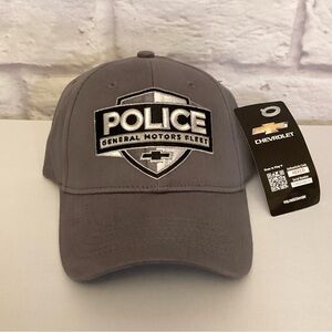 Police Chevrolet NWT Baseball Cap General Motors in Gray Officially Licensed